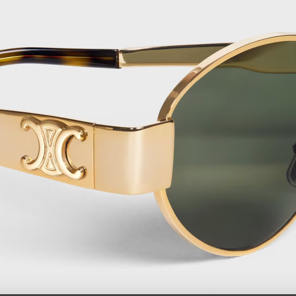 TRIOMPHE METAL  SUNGLASSES IN METAL NEW